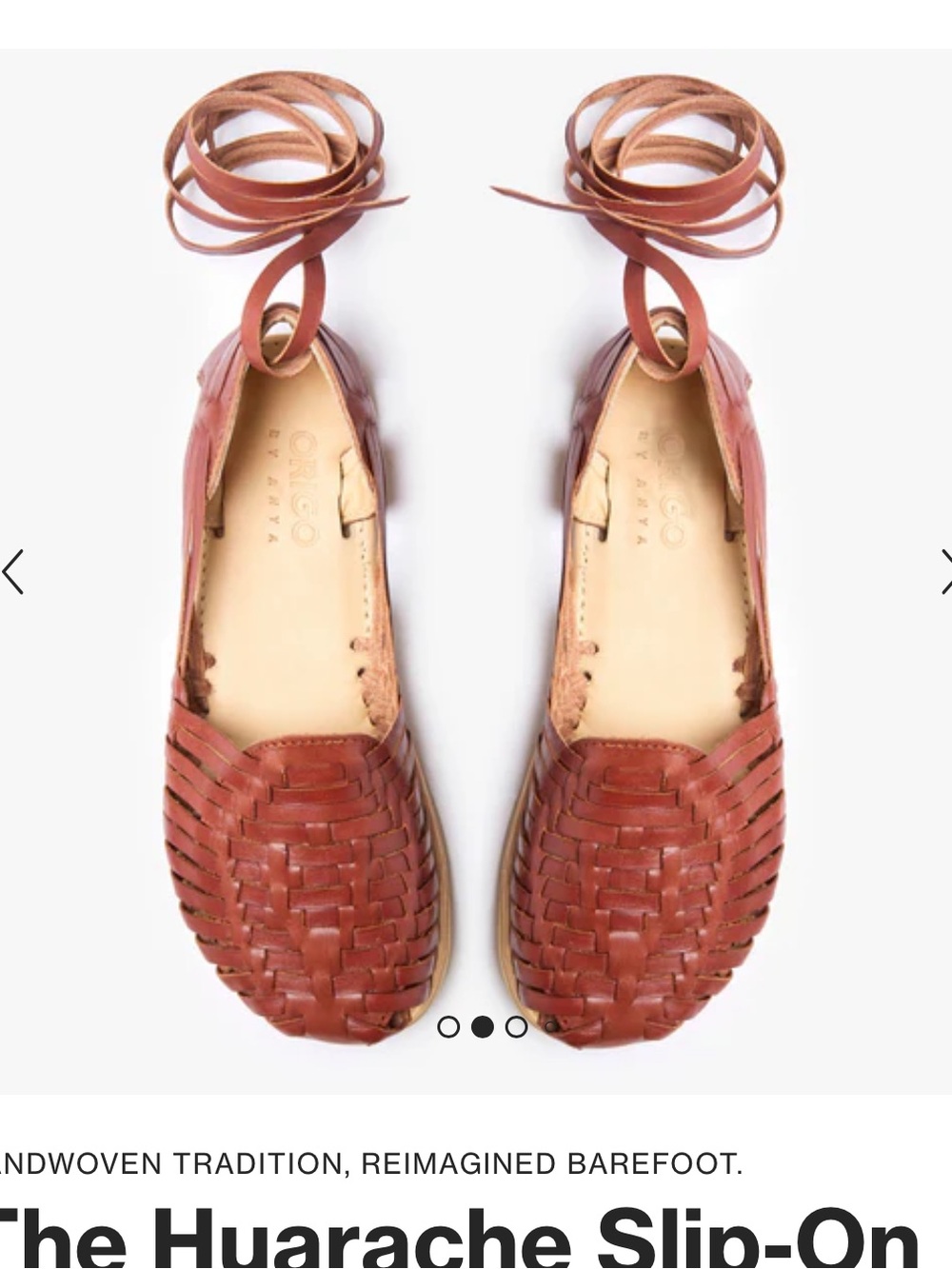 Origo Barefoot Huarache Slip On - Picture 2 of 12